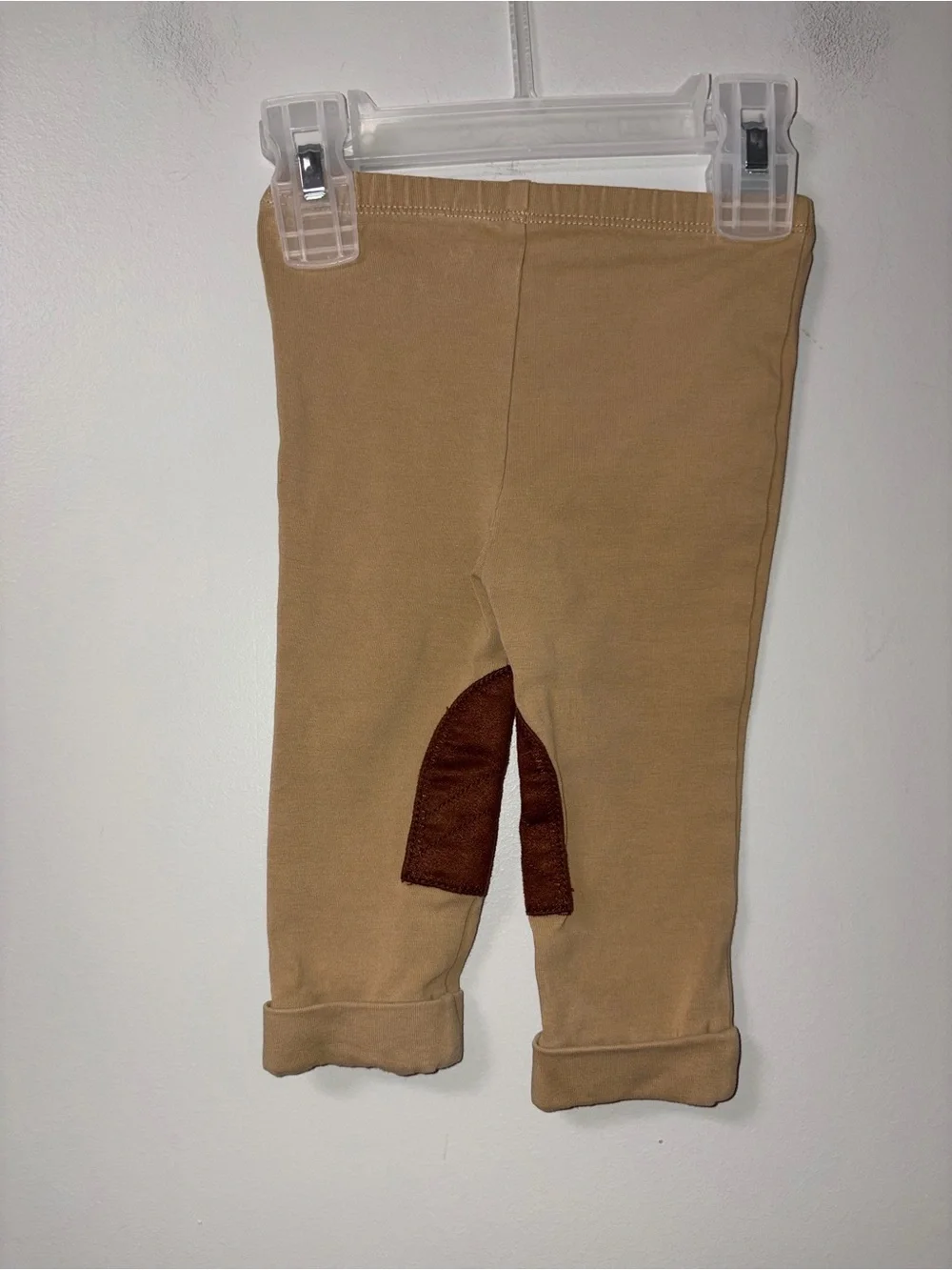 Ralph Lauren Beige Jodhpur Legging Riding Pant Equestrian Style Patches 6M Girl